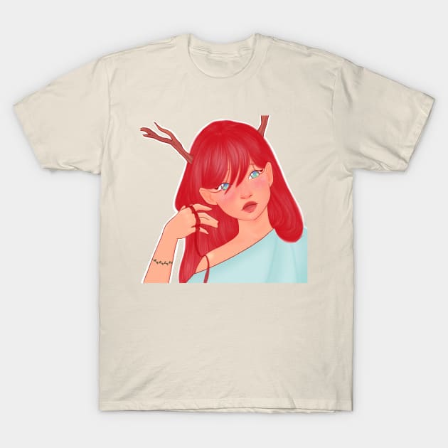 Not a monster - Red T-Shirt by Ohhaphrodite